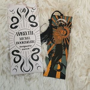 Wrath, metal bookmark, Fairyloot